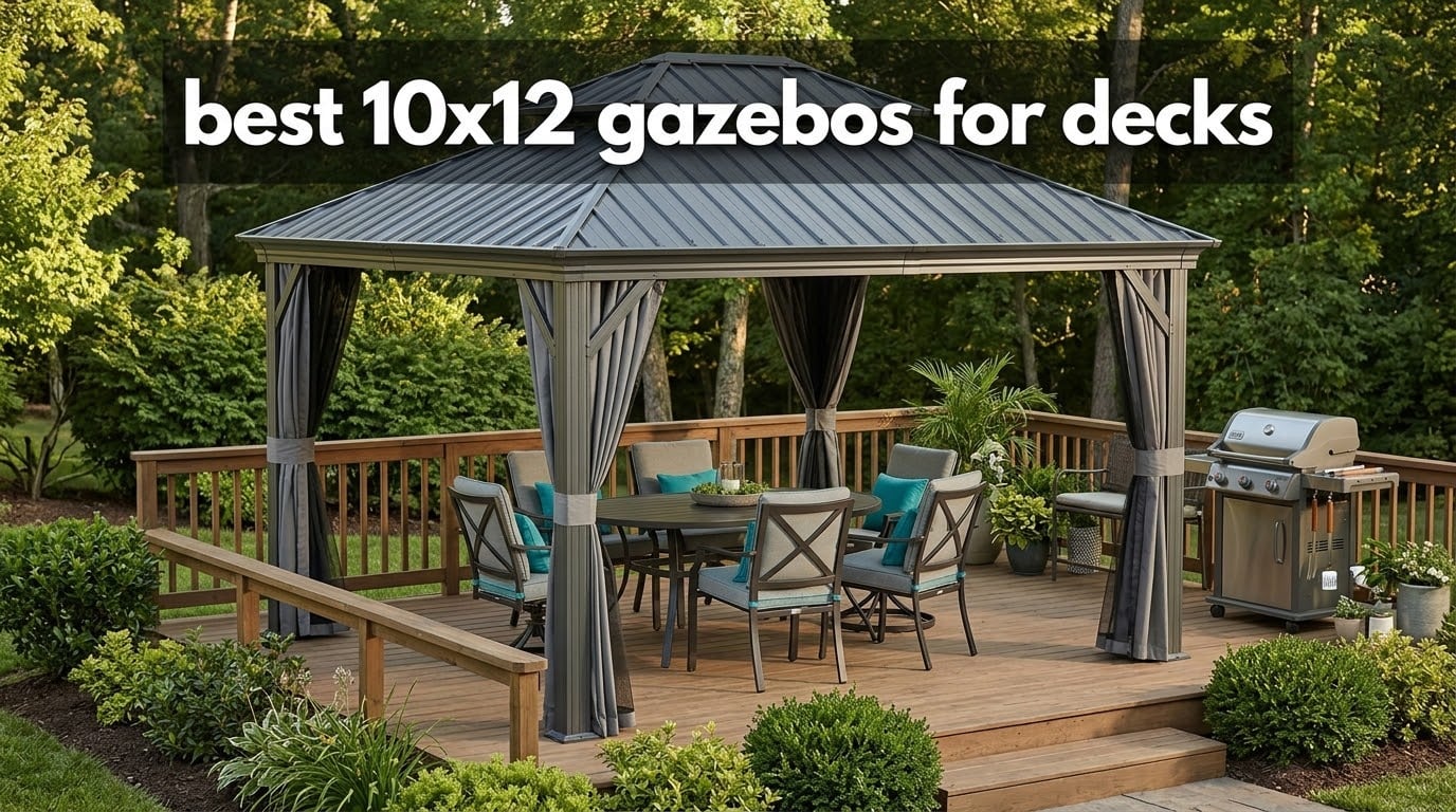 best 10x12 gazebos for decks