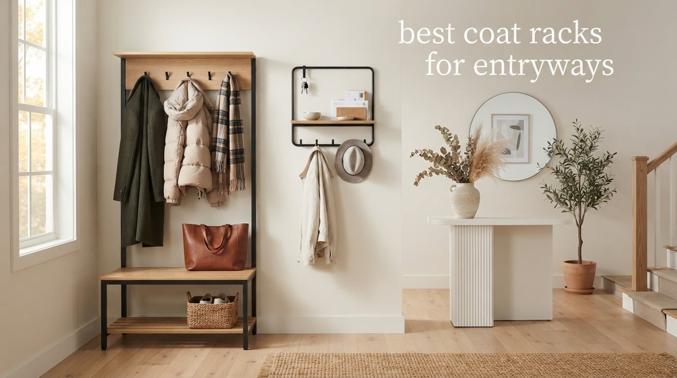 best coat racks for entryways