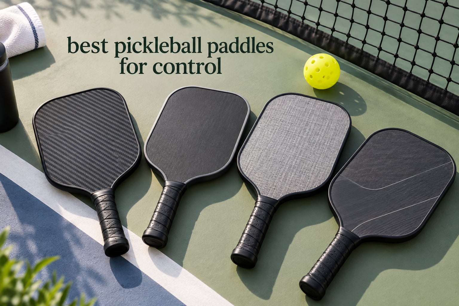 best pickleball paddles for control