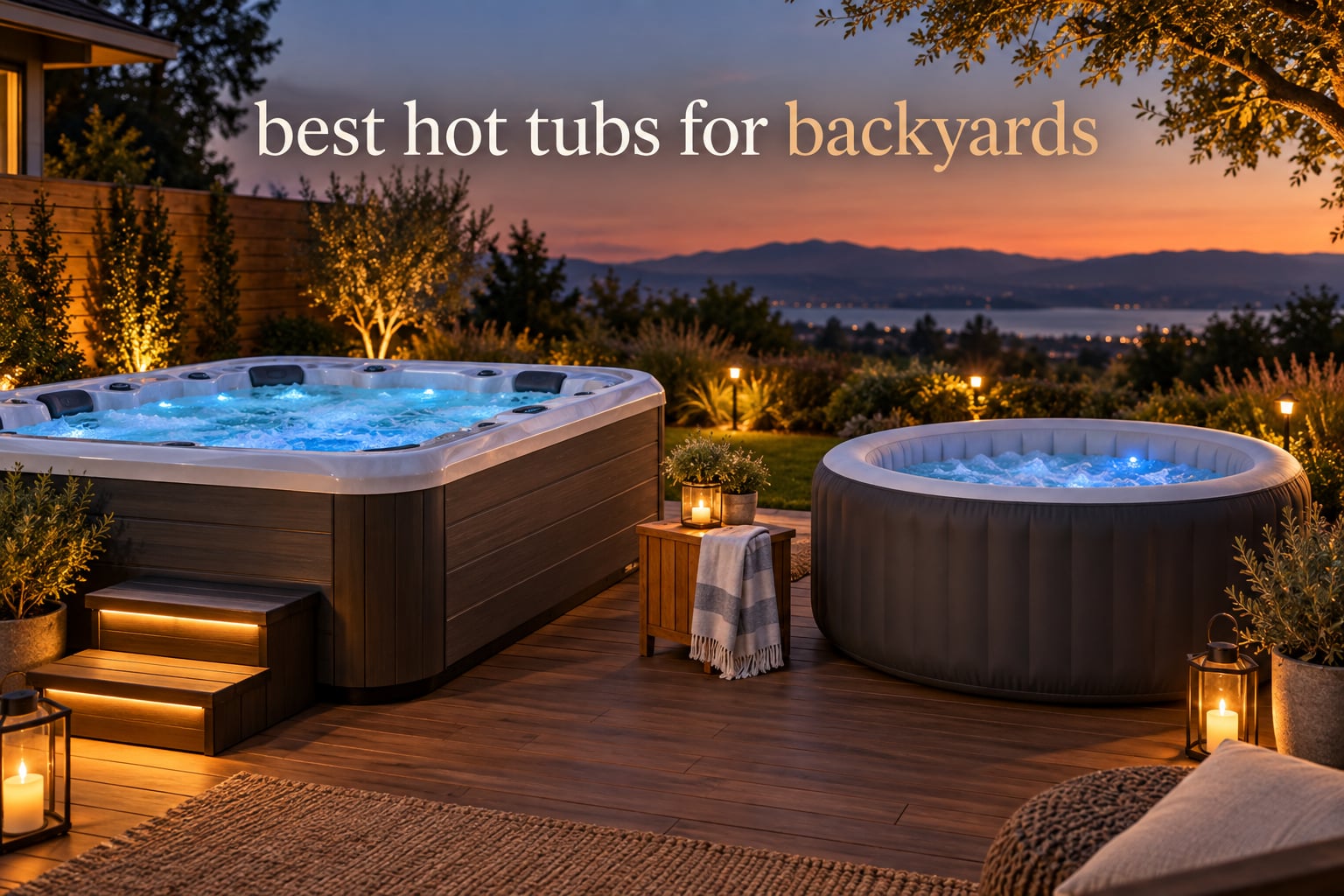 best hot tubs for backyards