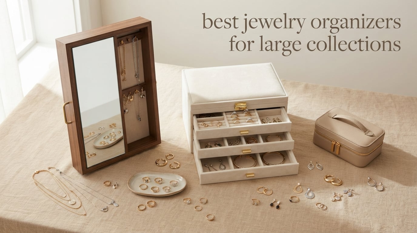 best jewelry organizers for large collections