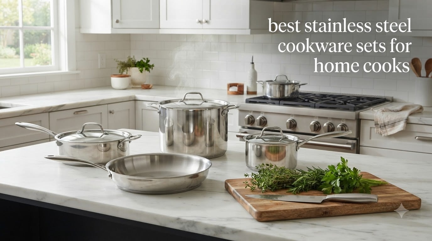 best stainless steel cookware sets for home cooks