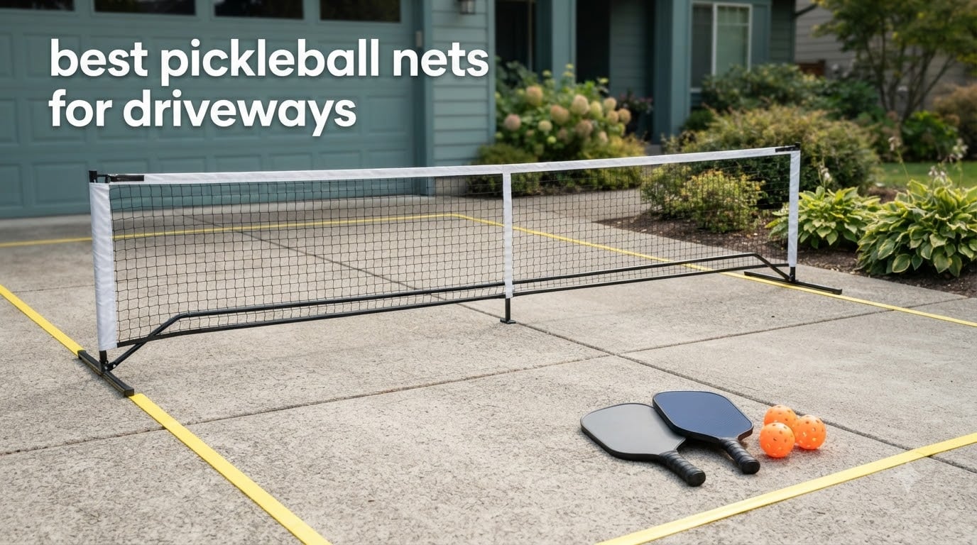 best pickleball nets for driveways
