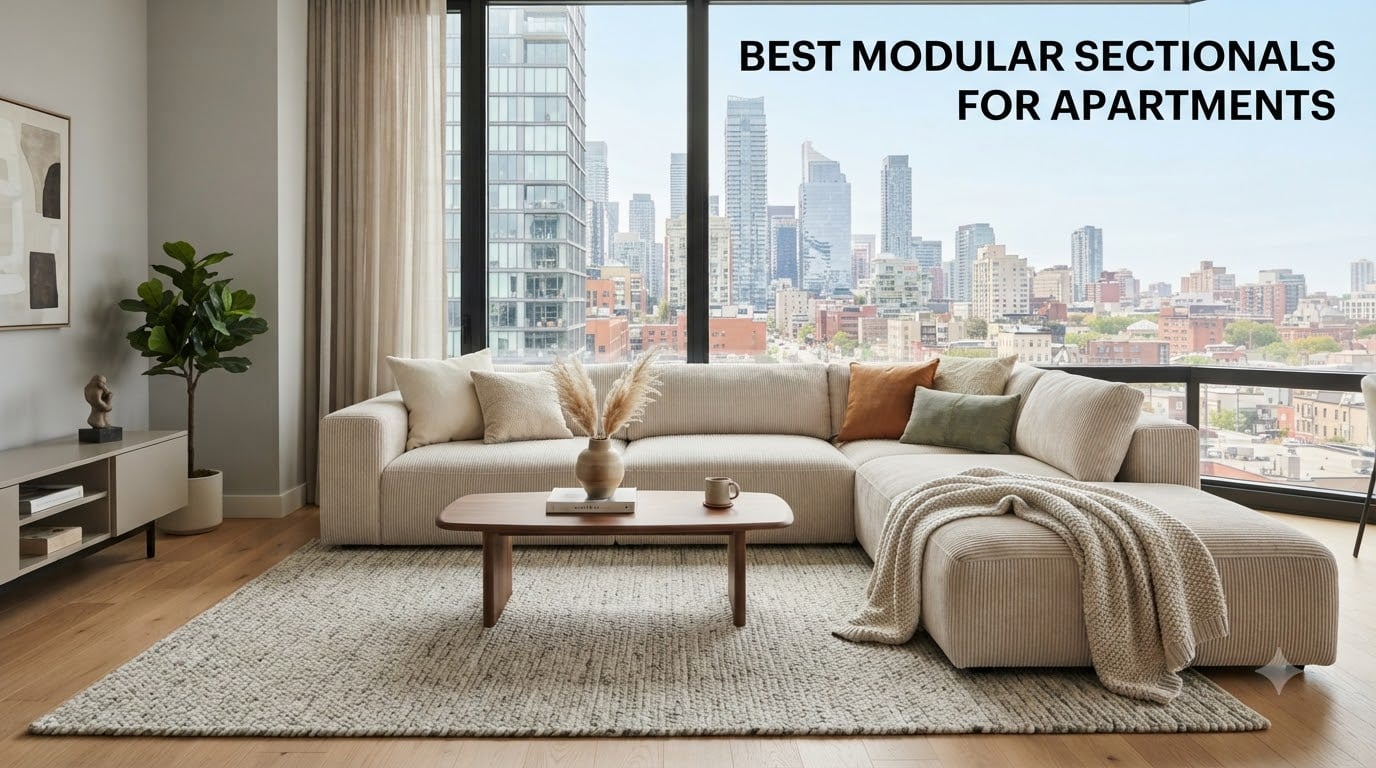 best modular sectionals for apartments