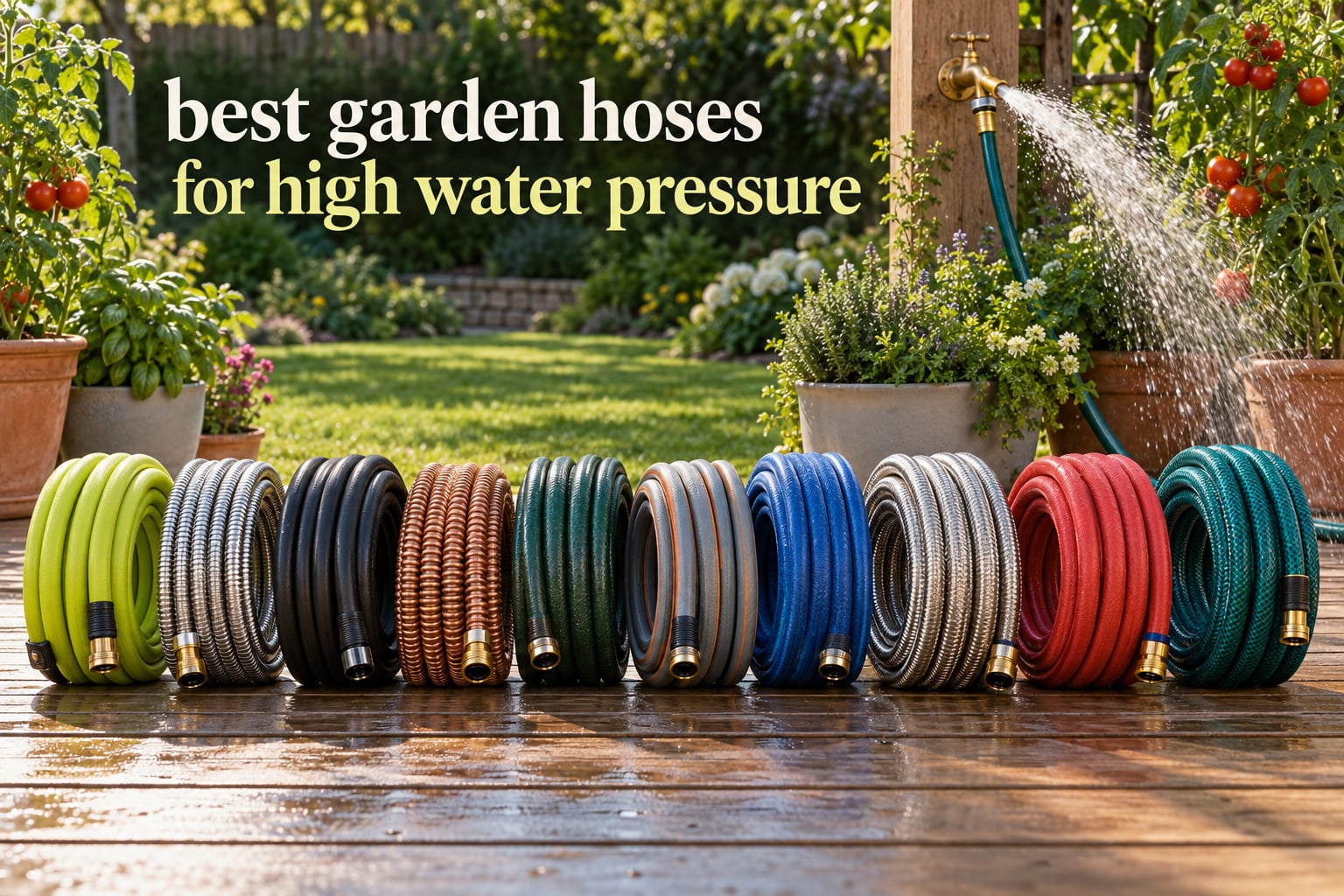 best garden hoses for high water pressure