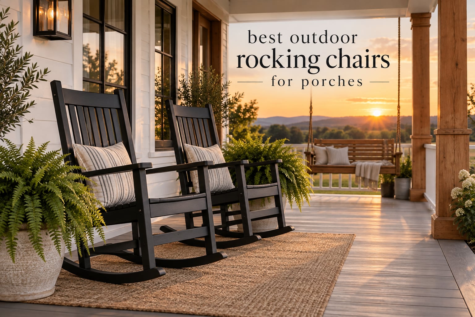 best outdoor rocking chairs for porches