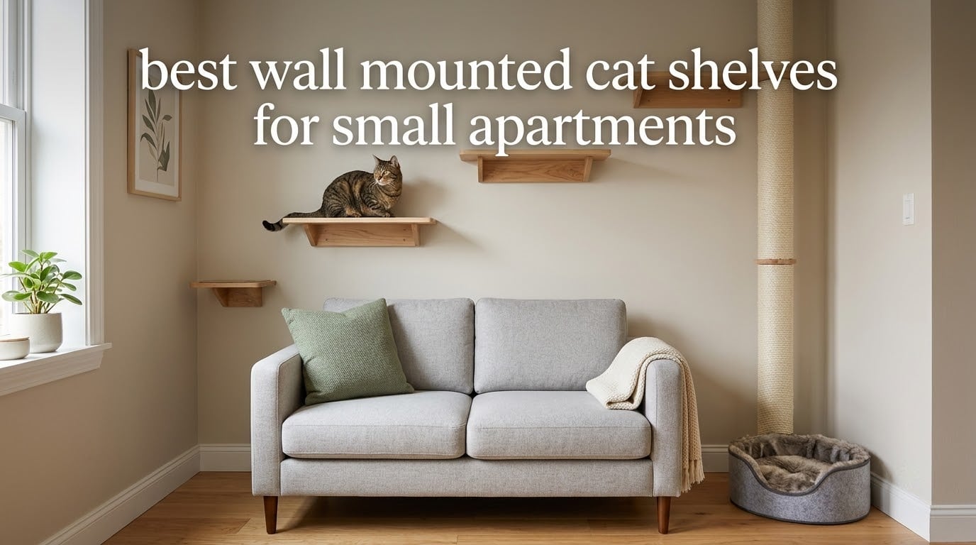 best wall mounted cat shelves for small apartments