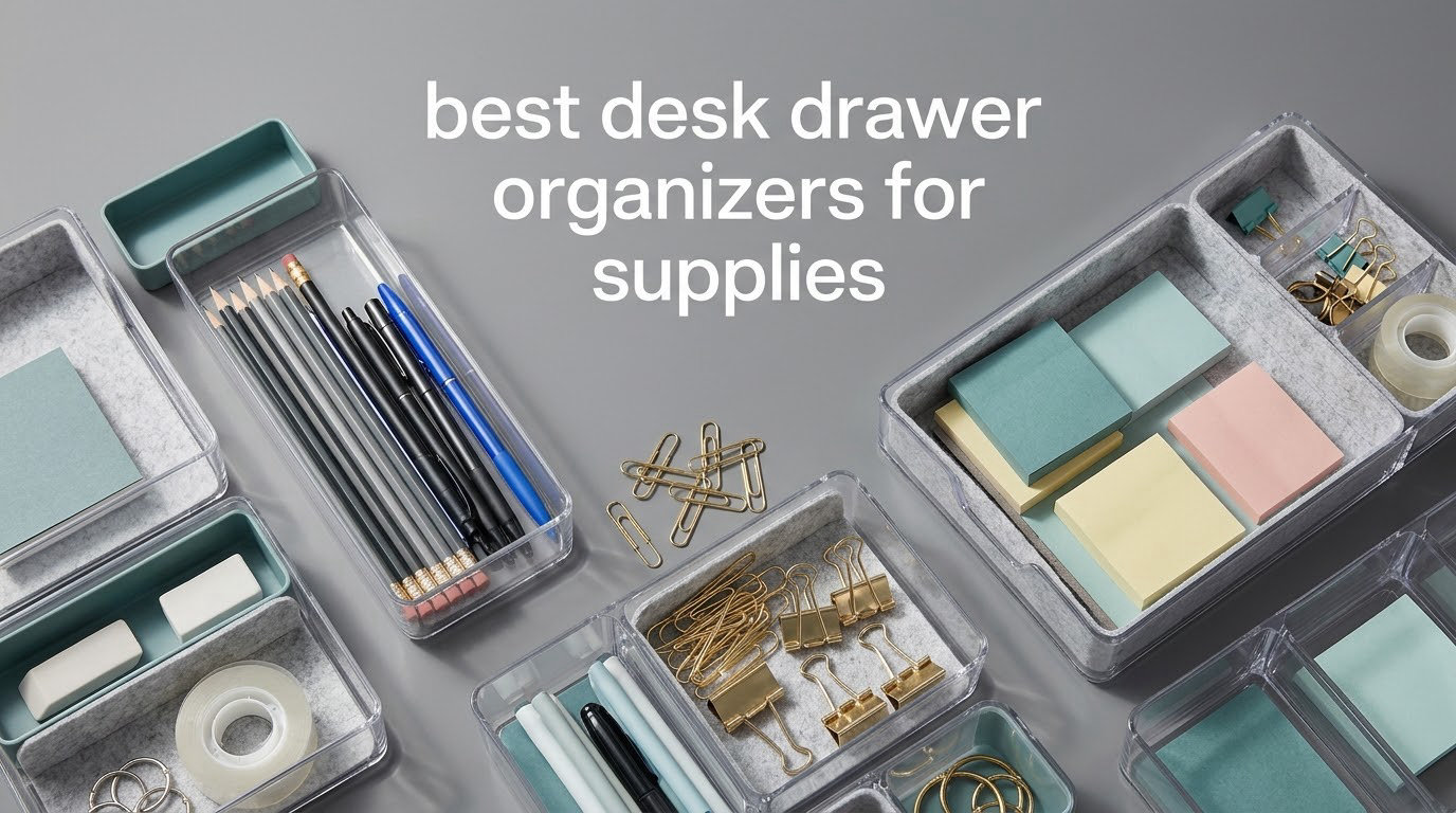 best desk drawer organizers for supplies
