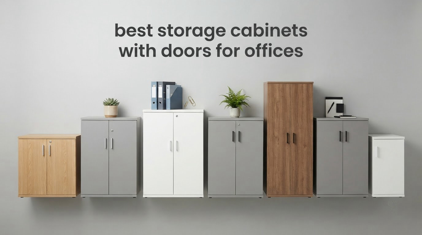 best storage cabinets with doors for offices