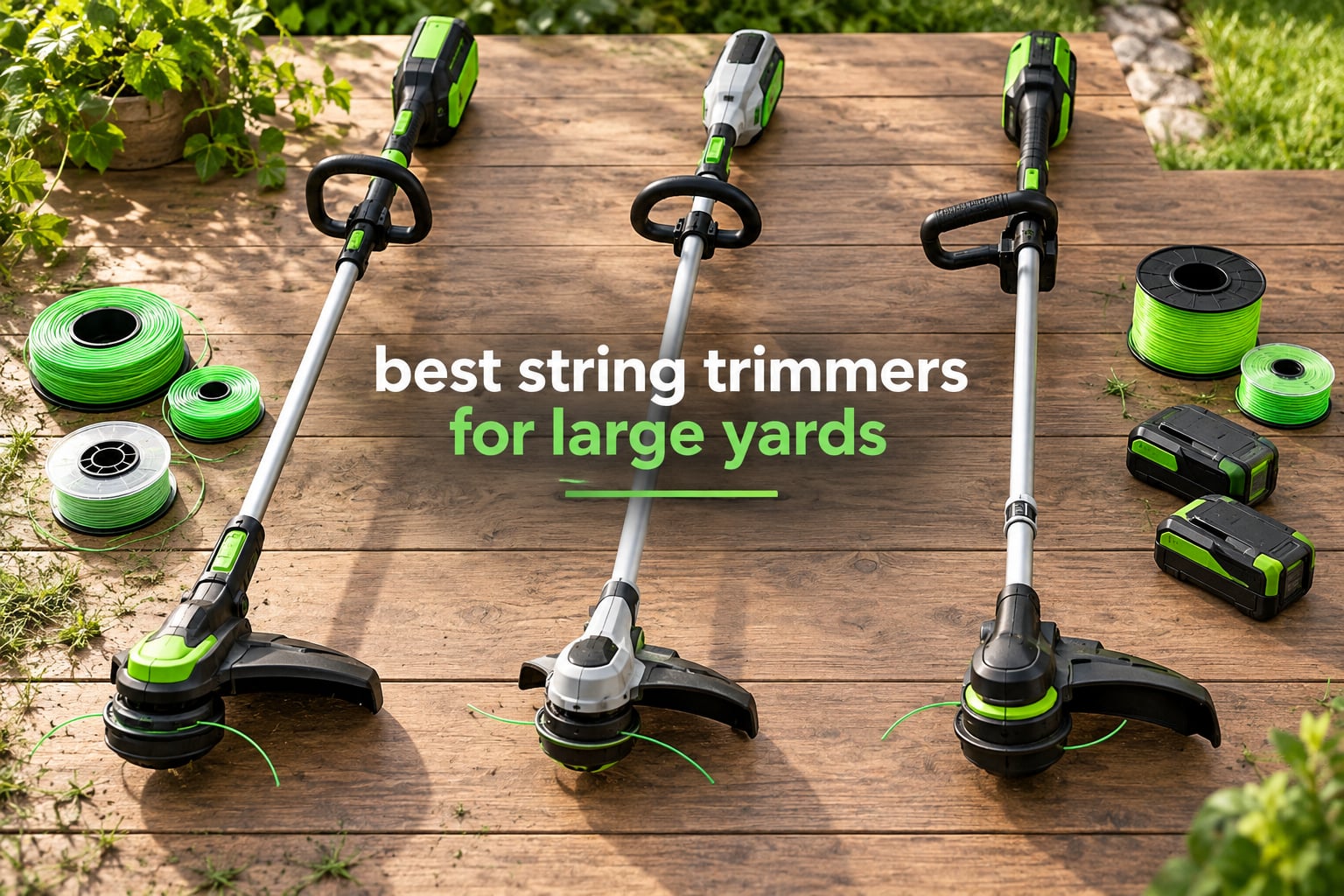 best string trimmers for large yards