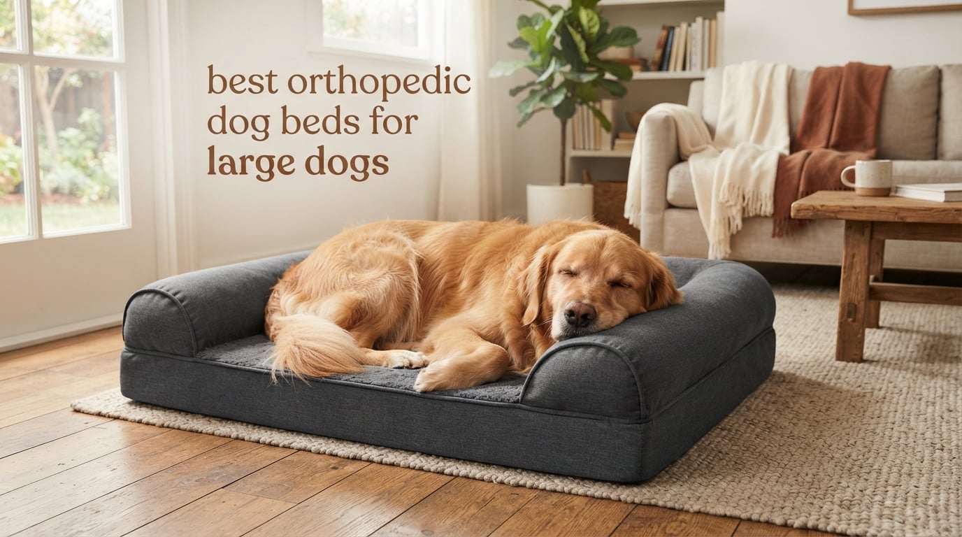 best orthopedic dog beds for large dogs