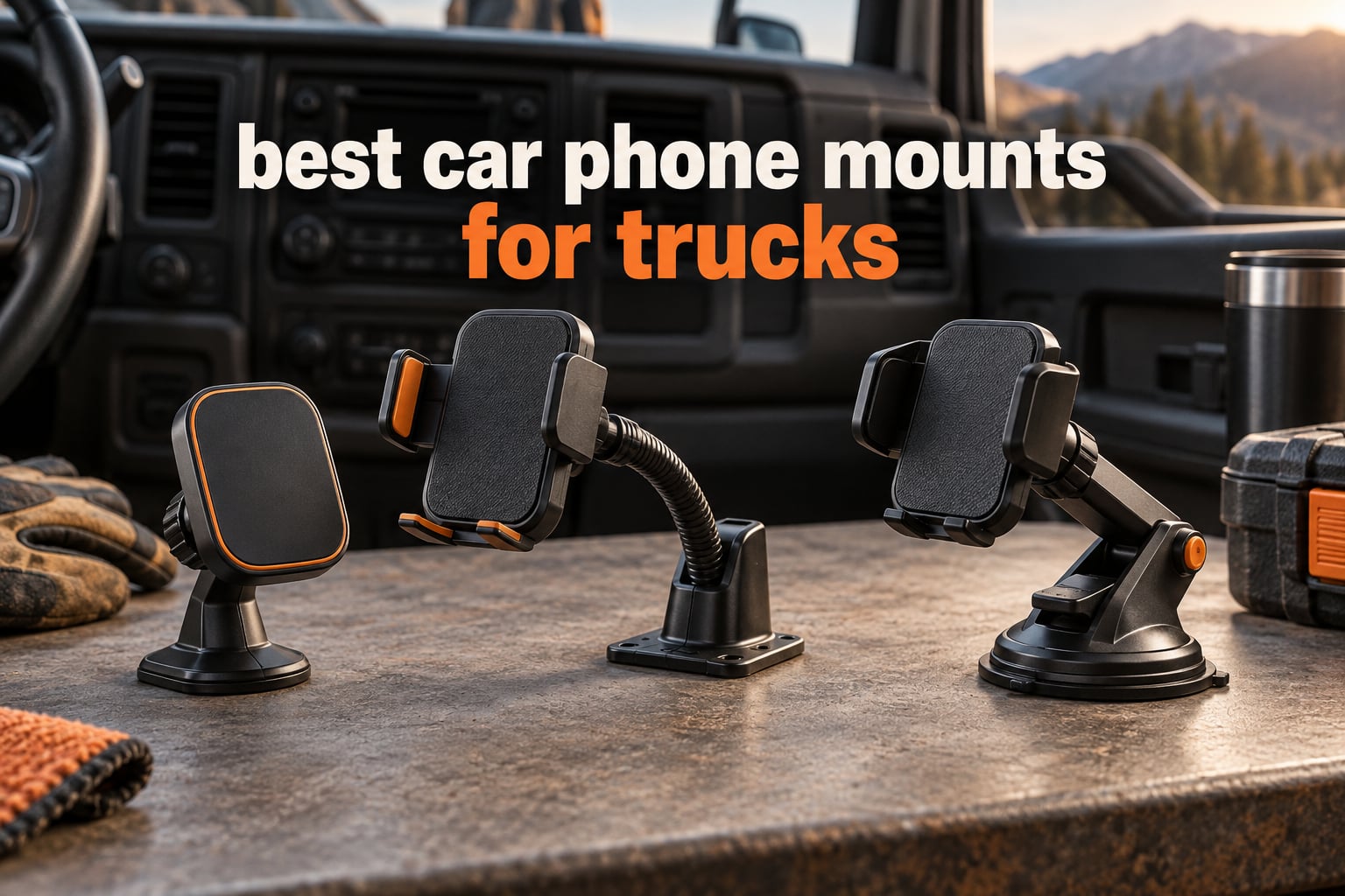 best car phone mounts for trucks