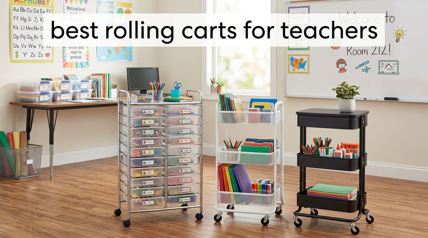 best rolling carts for teachers