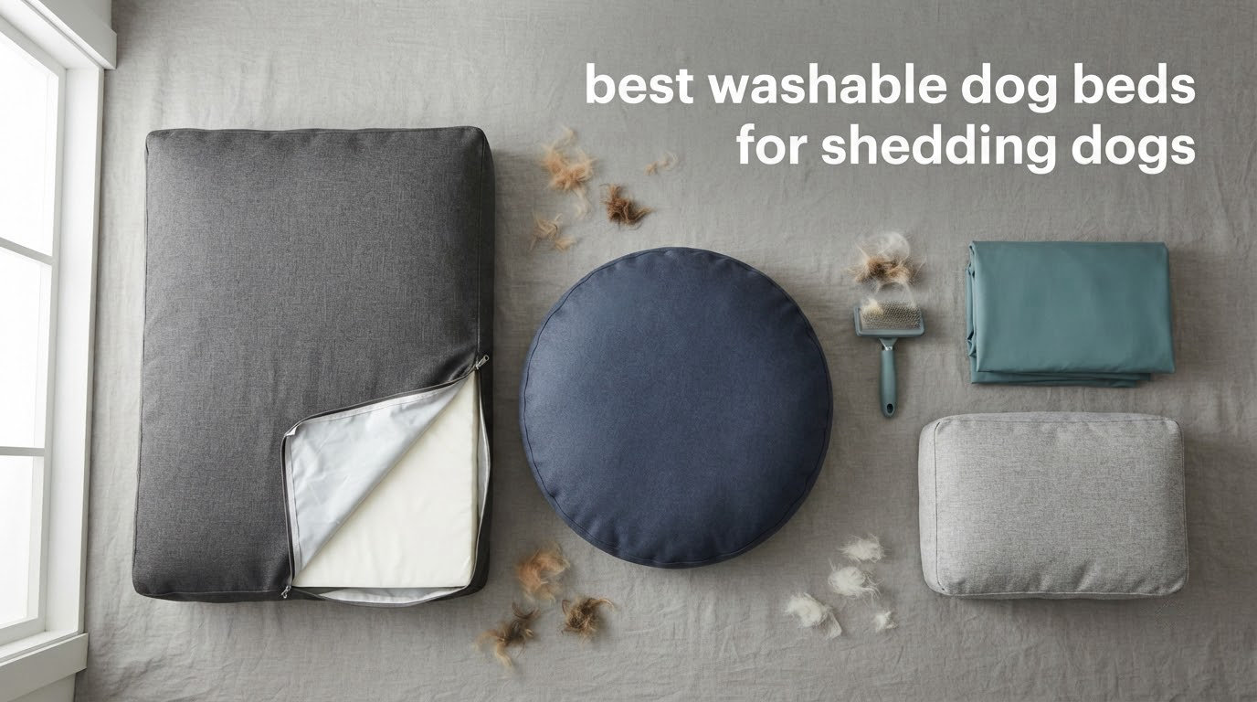 best washable dog beds for shedding dogs