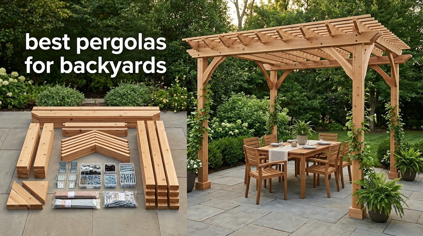best pergolas for backyards