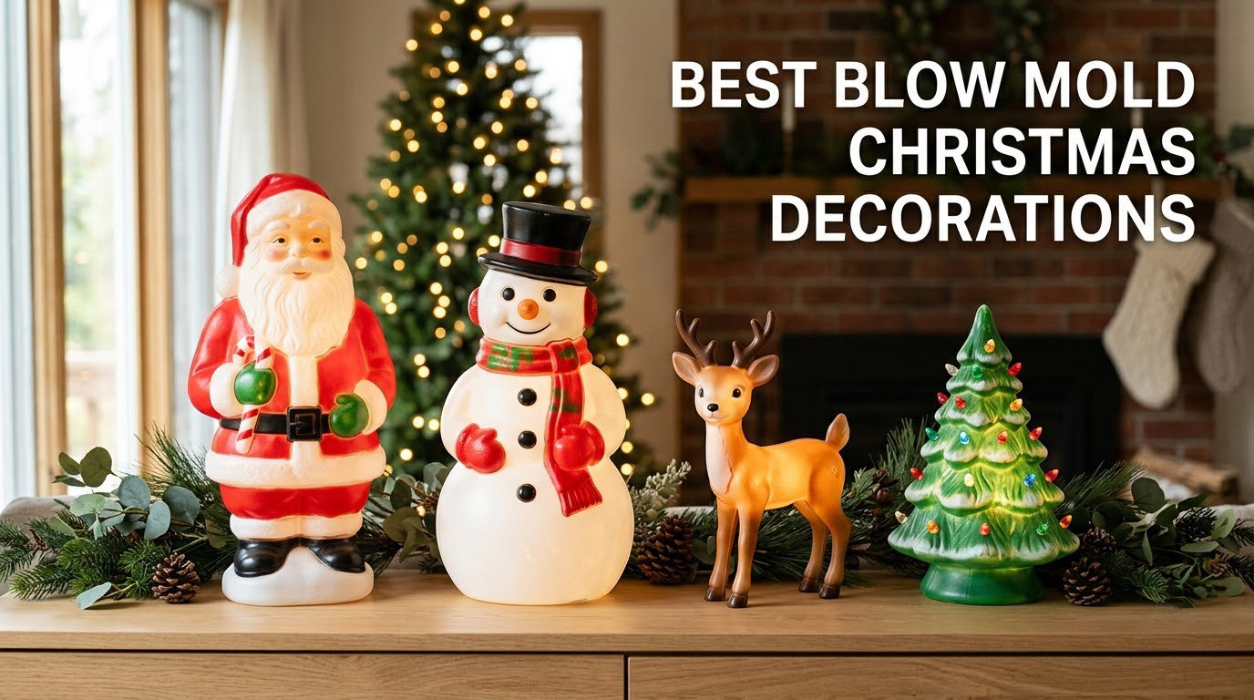 best blow mold christmas decorations
