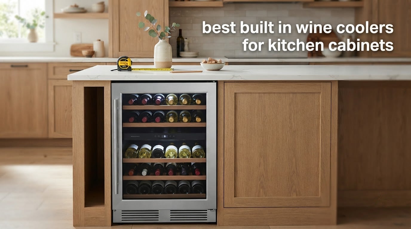 best built in wine coolers for kitchen cabinets