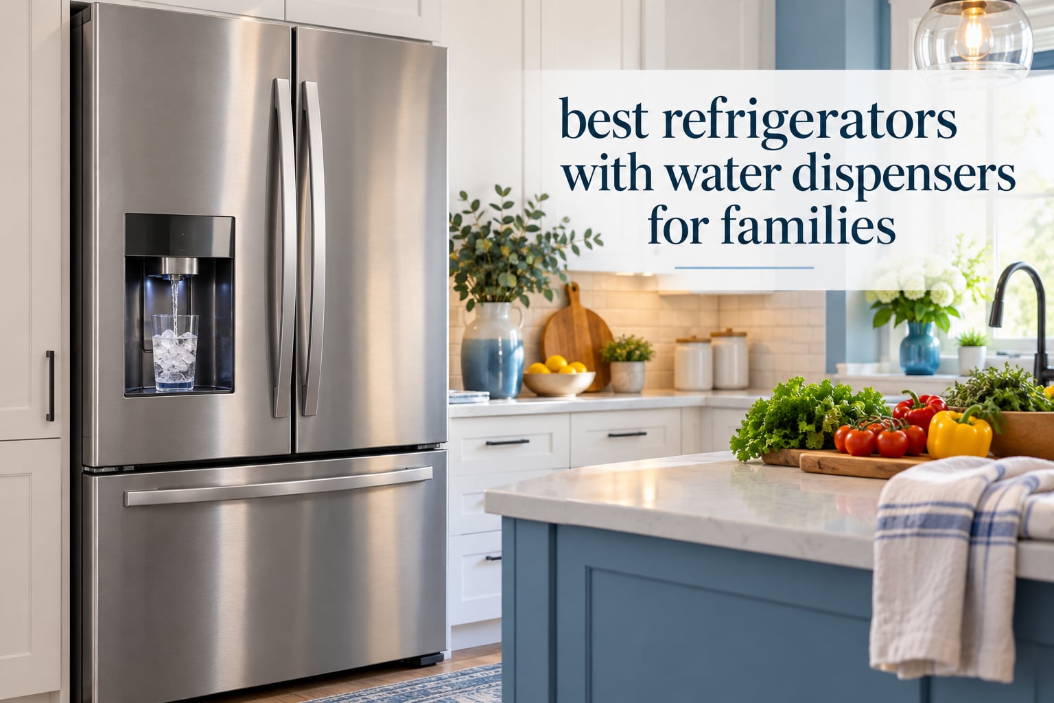 best refrigerators with water dispensers for families