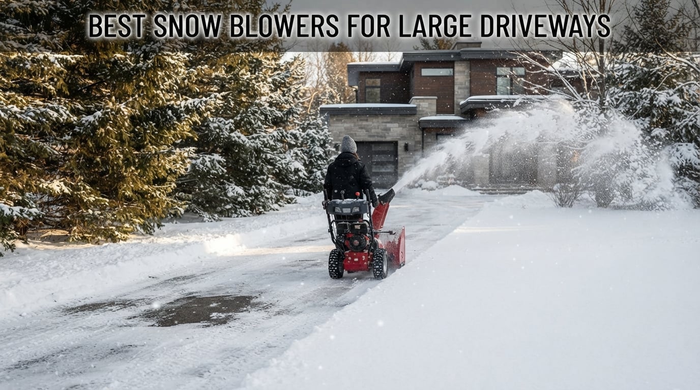 best snow blowers for large driveways