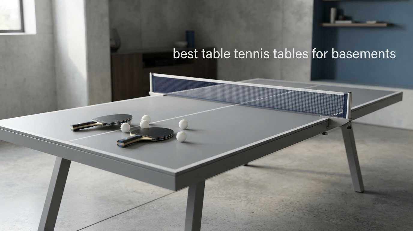 best table tennis tables for basements