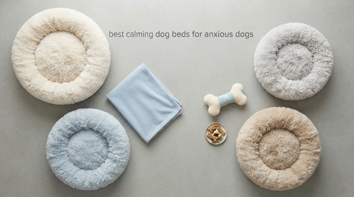 best calming dog beds for anxious dogs