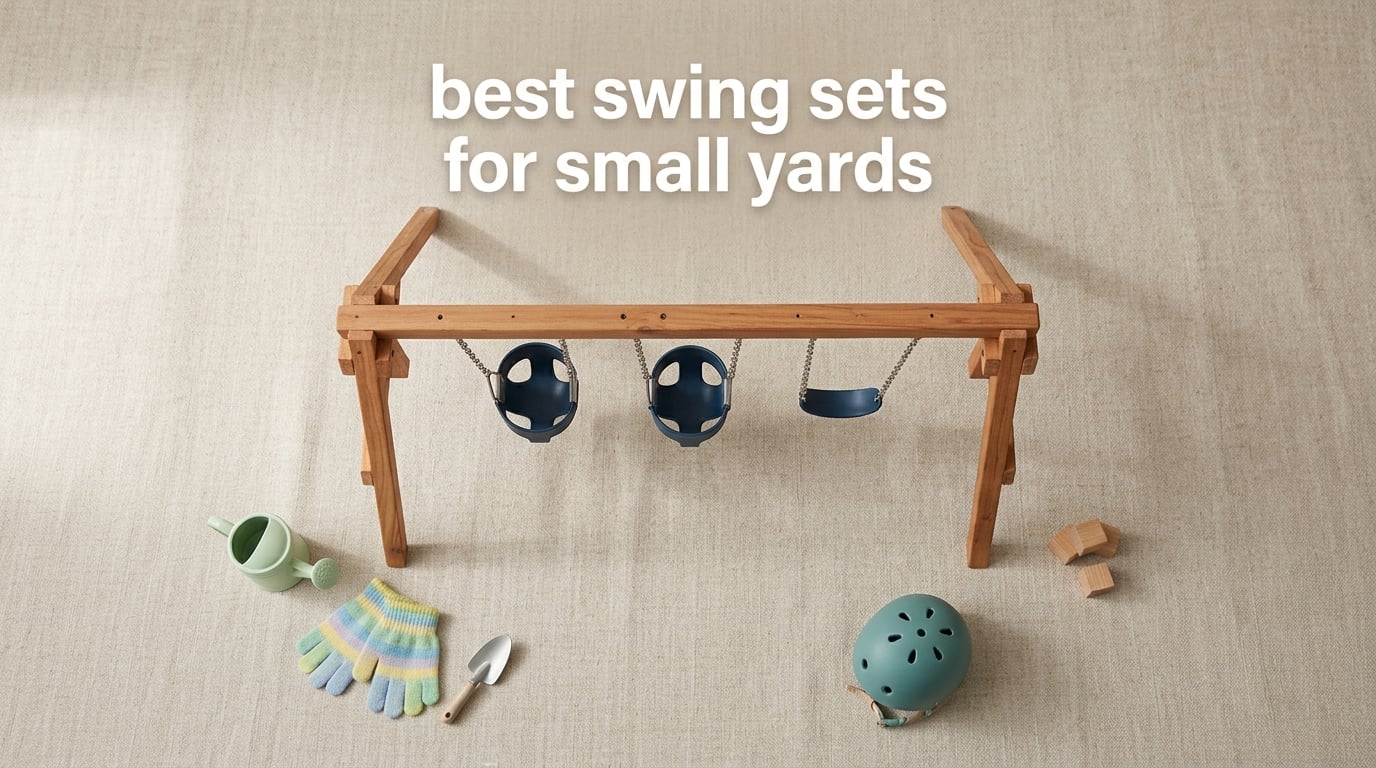 best swing sets for small yards