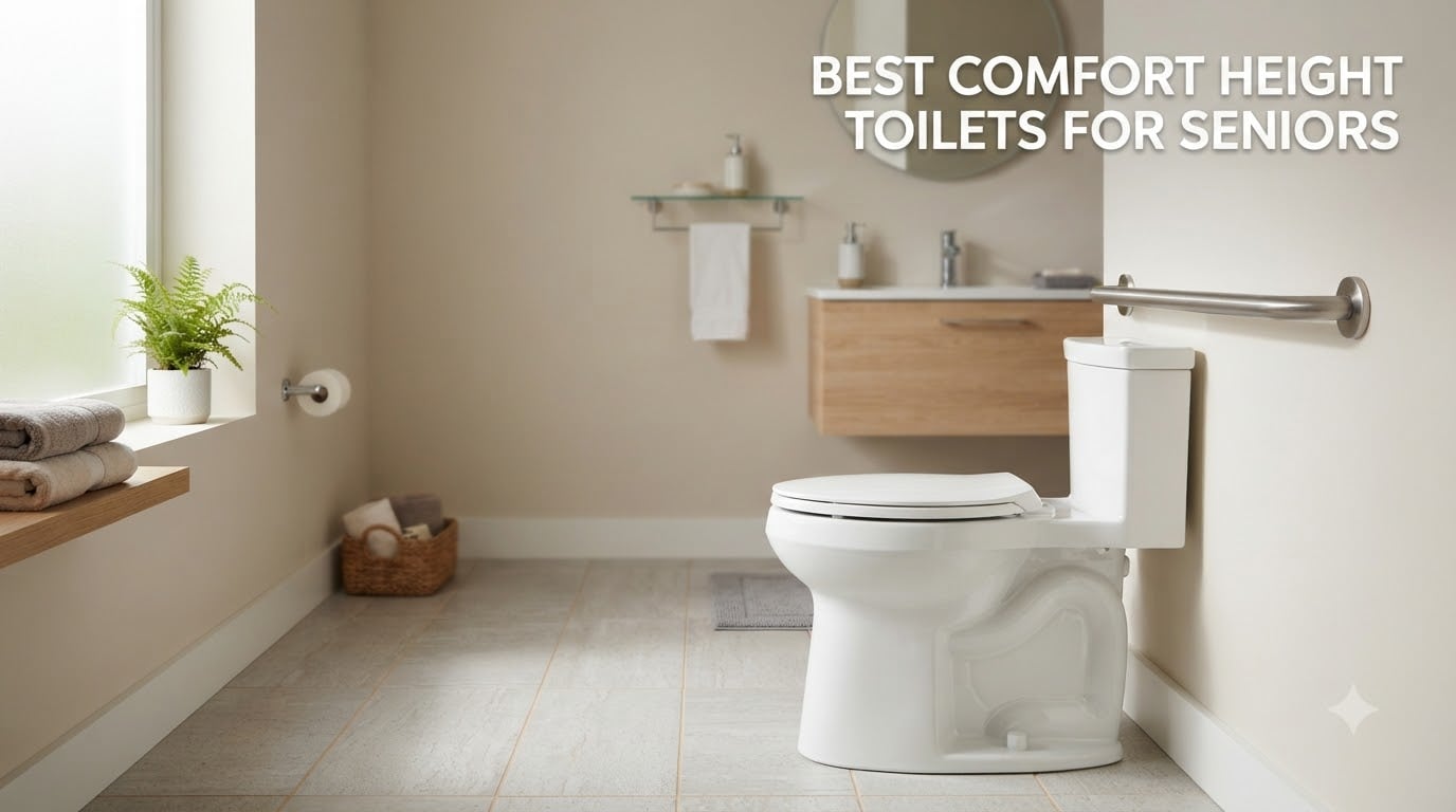 best comfort height toilets for seniors