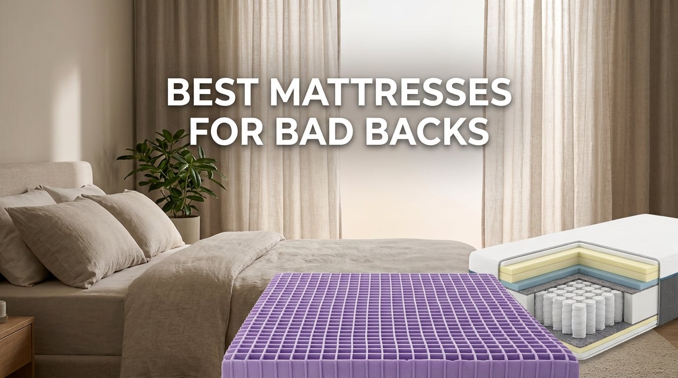 best mattresses for bad backs