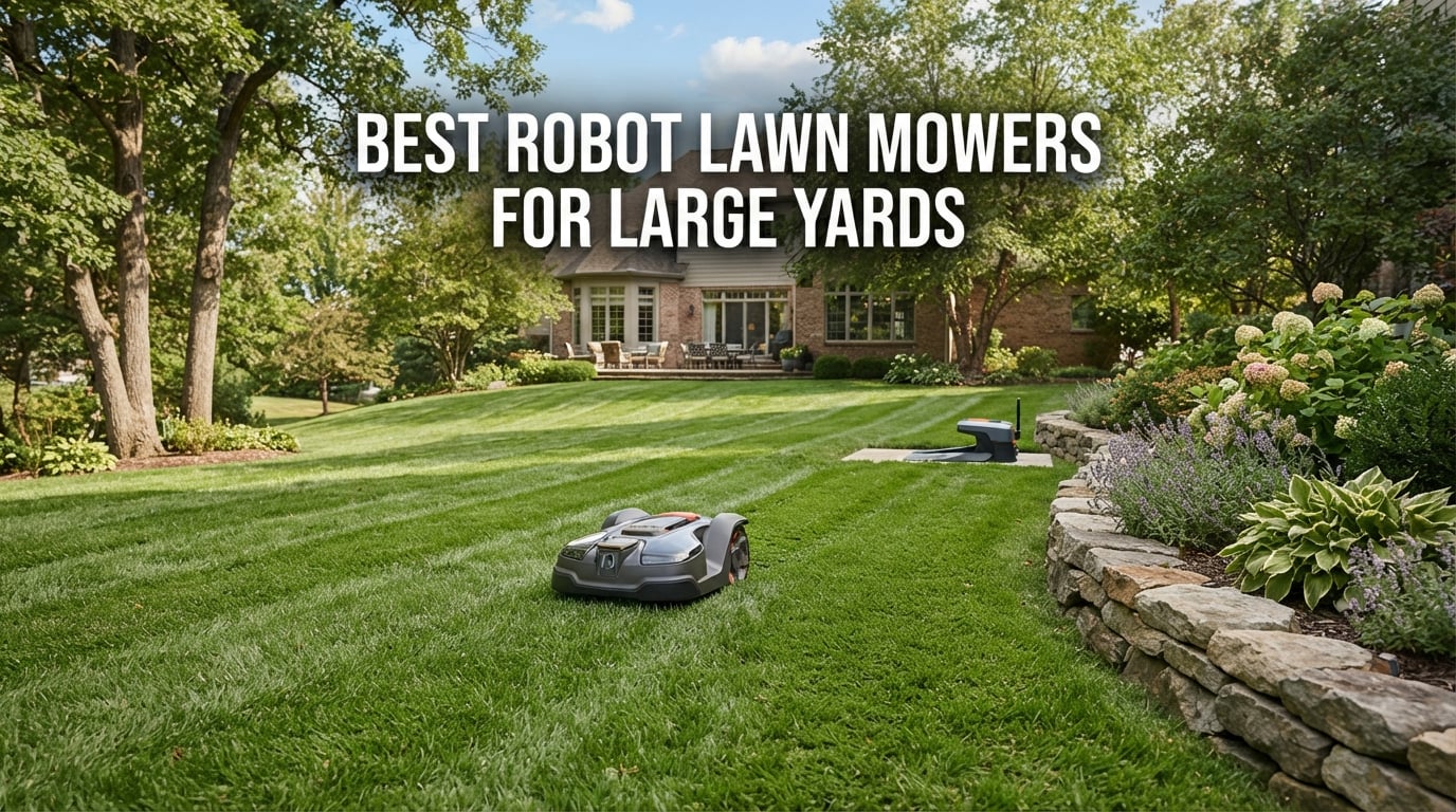 best robot lawn mowers for large yards