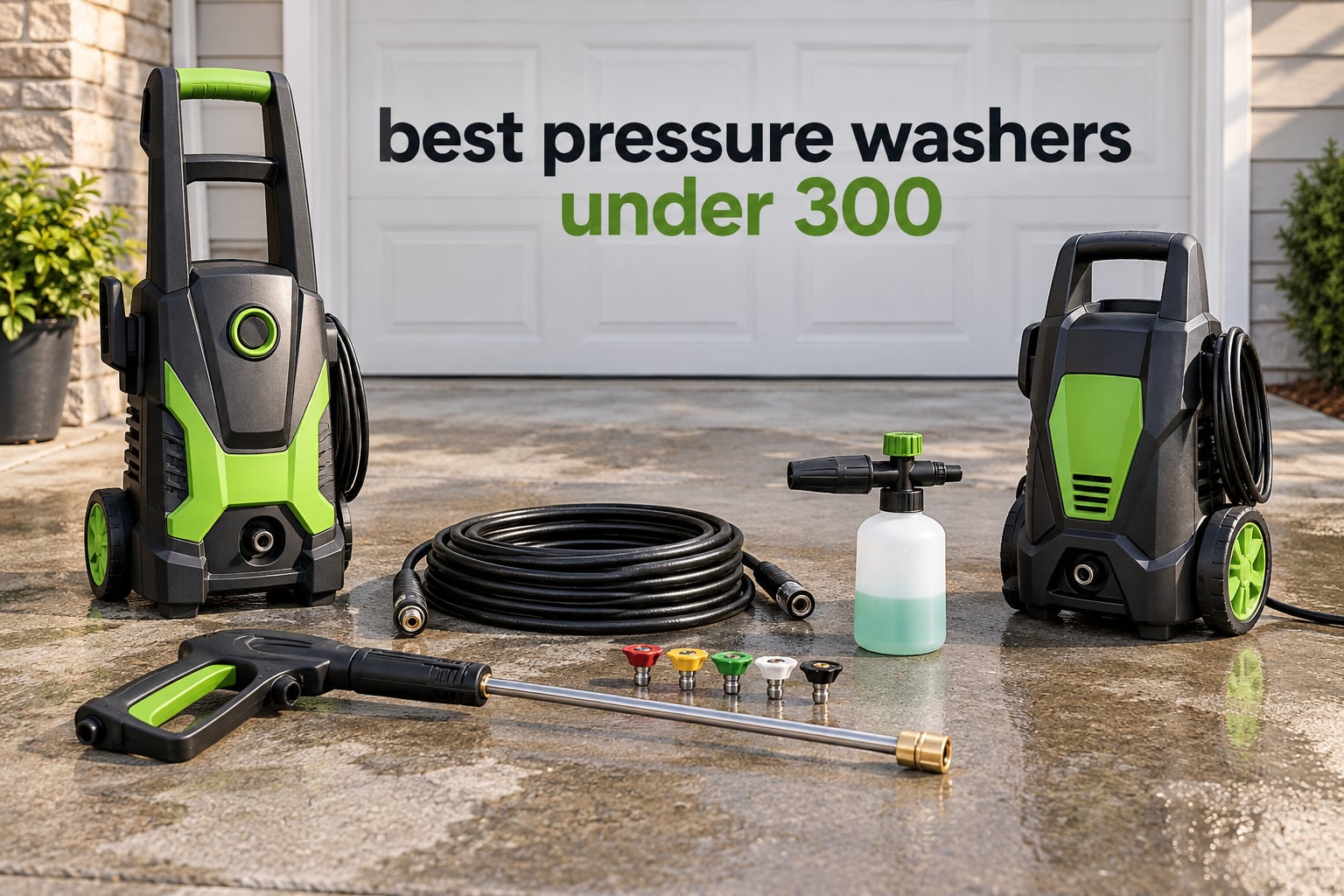 best pressure washers under 300