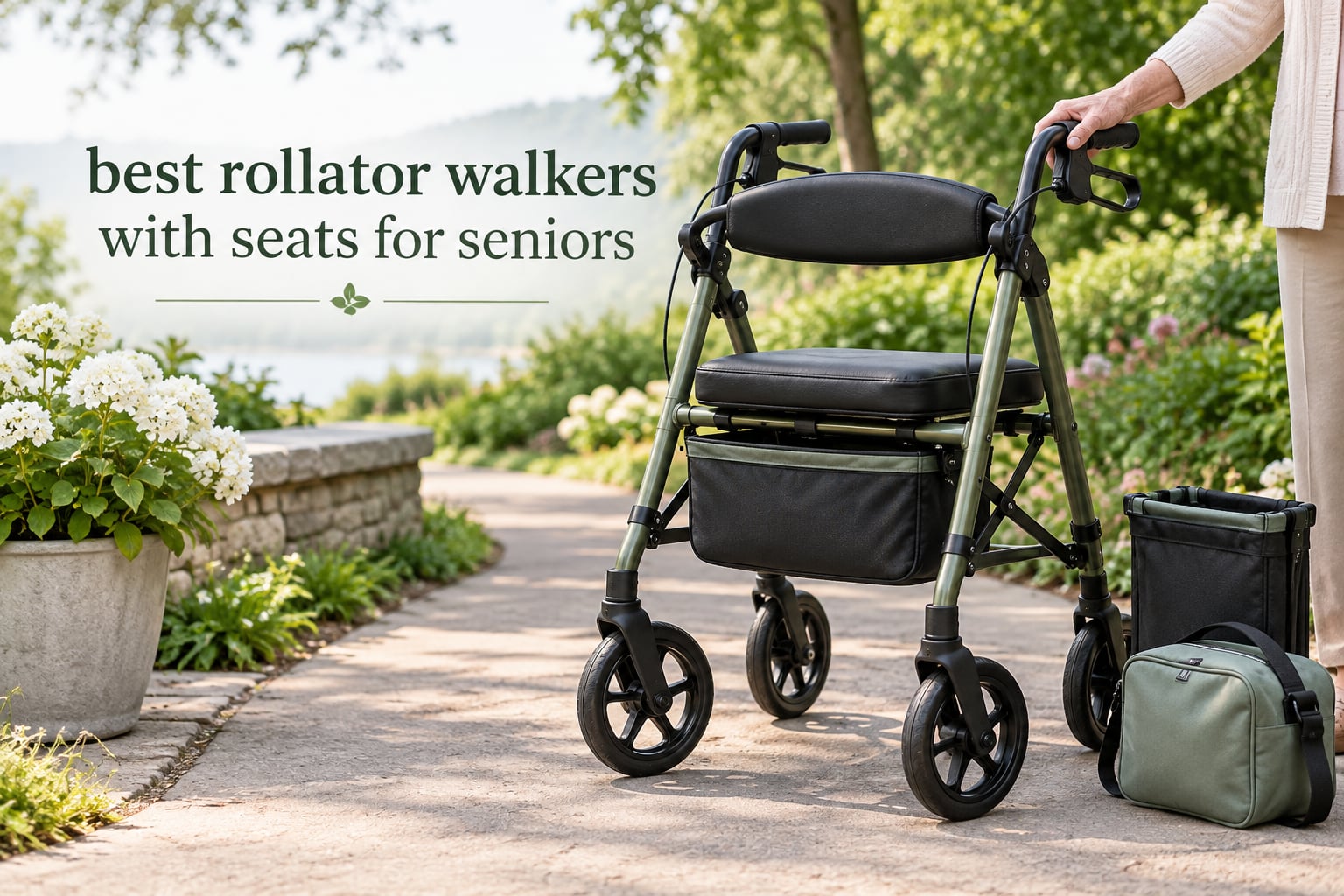 best rollator walkers with seats for seniors