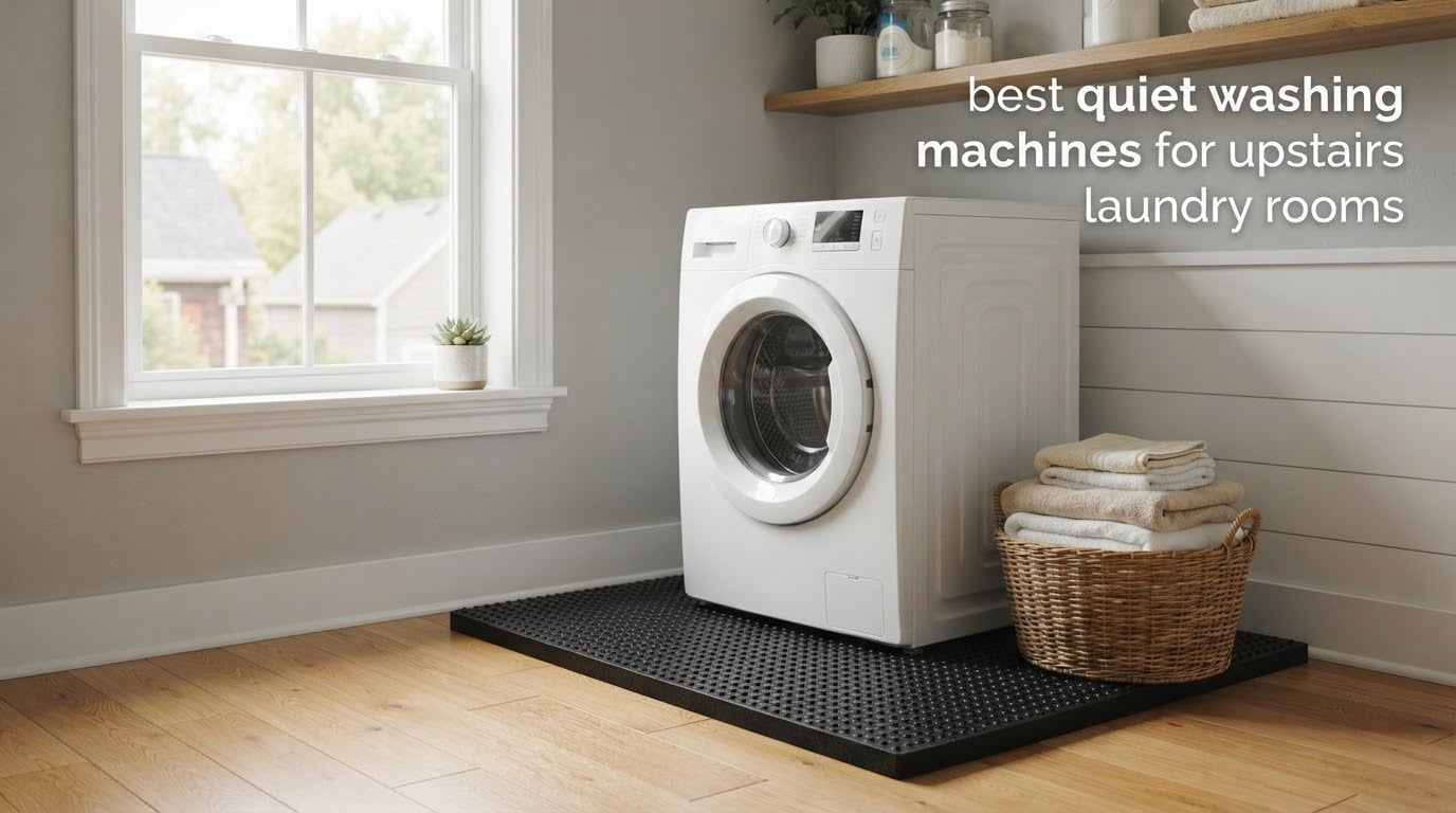 best quiet washing machines for upstairs laundry rooms