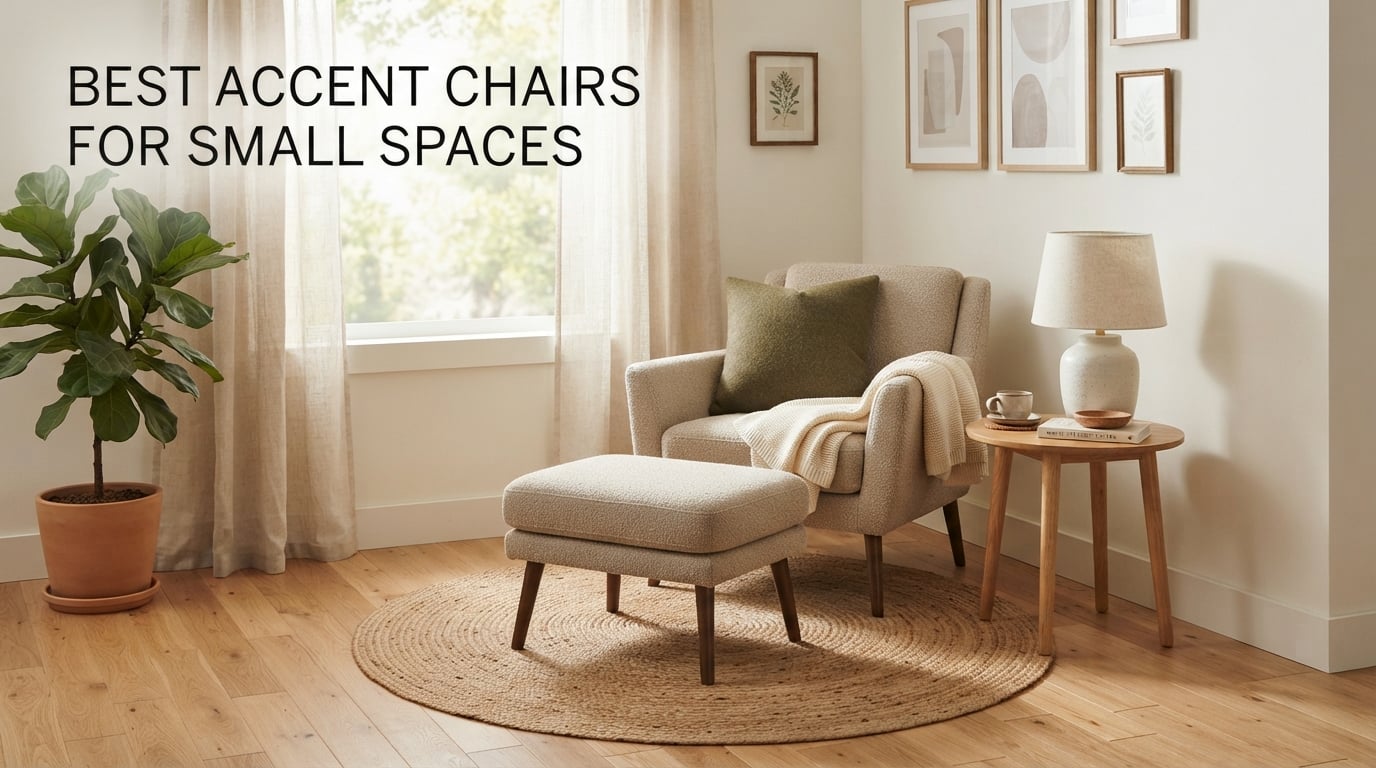 best accent chairs for small spaces