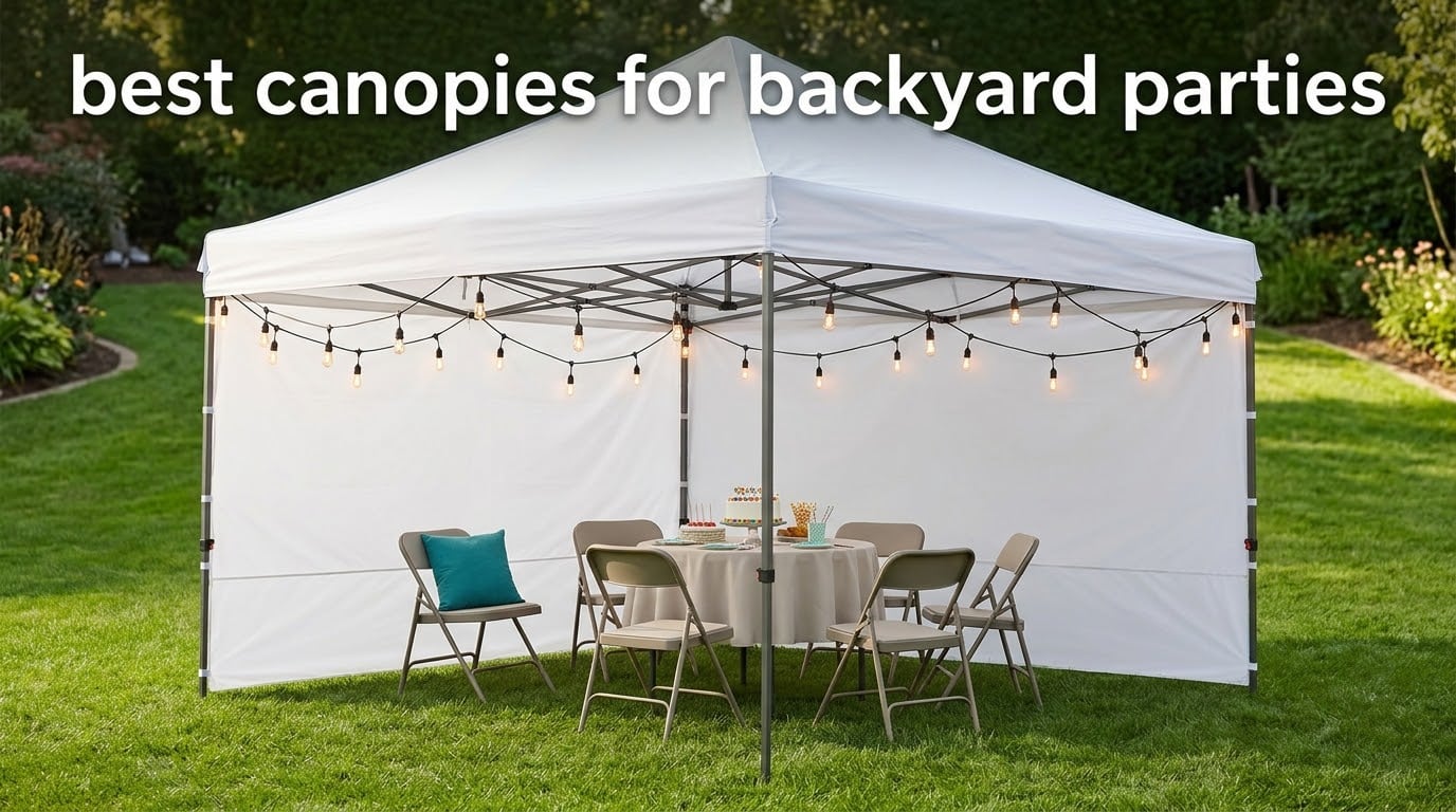 best canopies for backyard parties