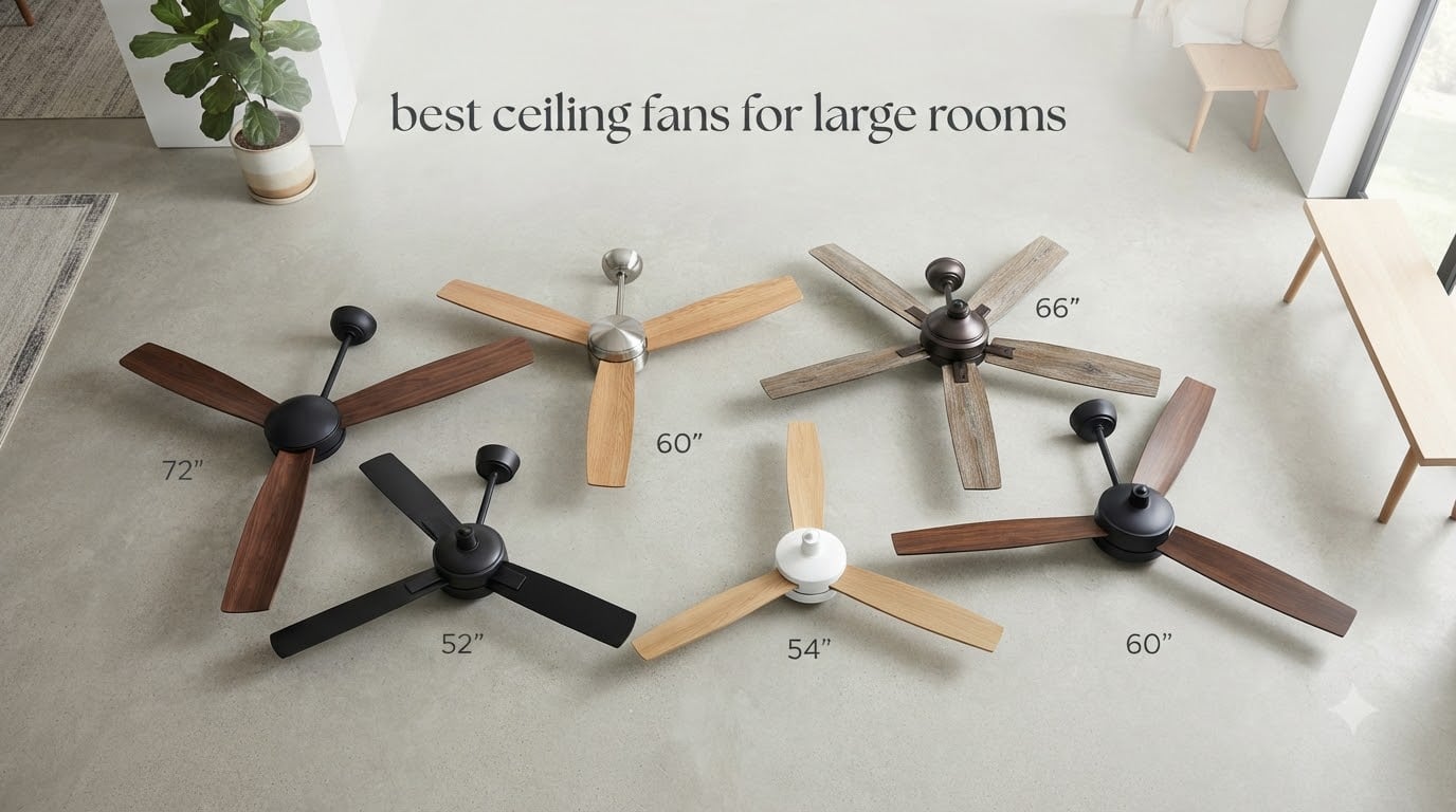 best ceiling fans for large rooms