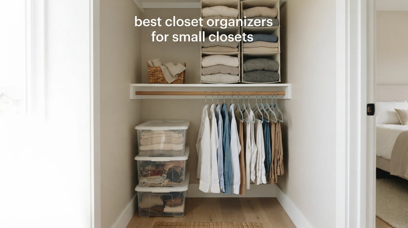 best closet organizers for small closets