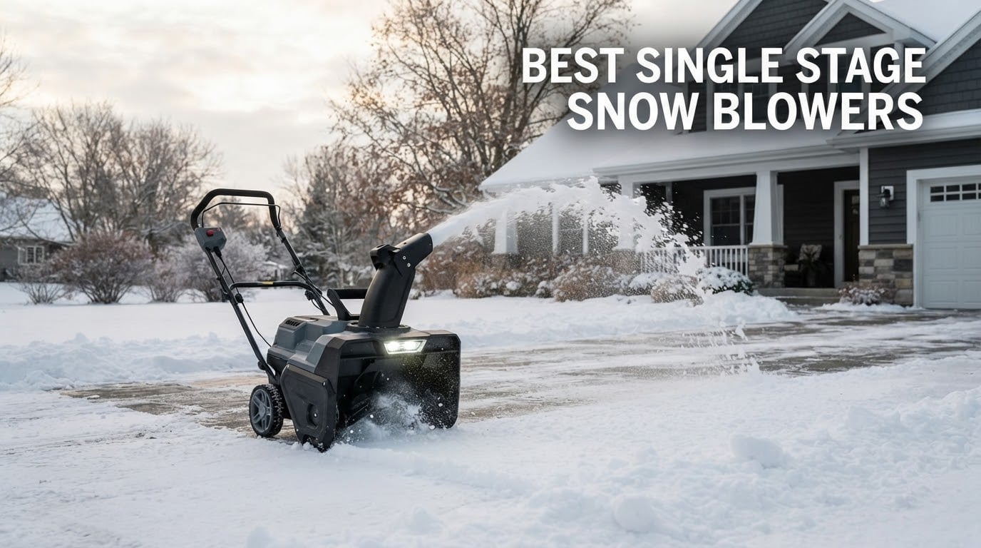 best single stage snow blowers