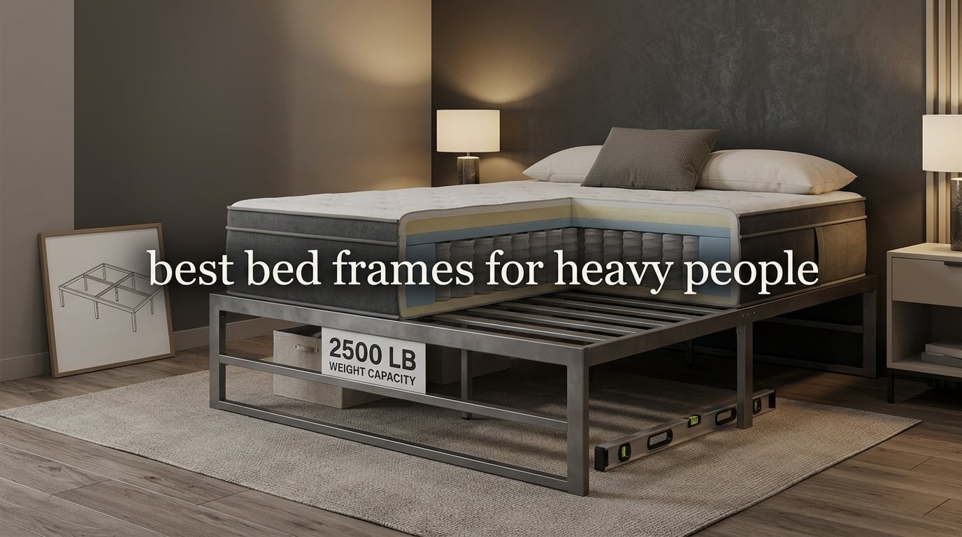 best bed frames for heavy people