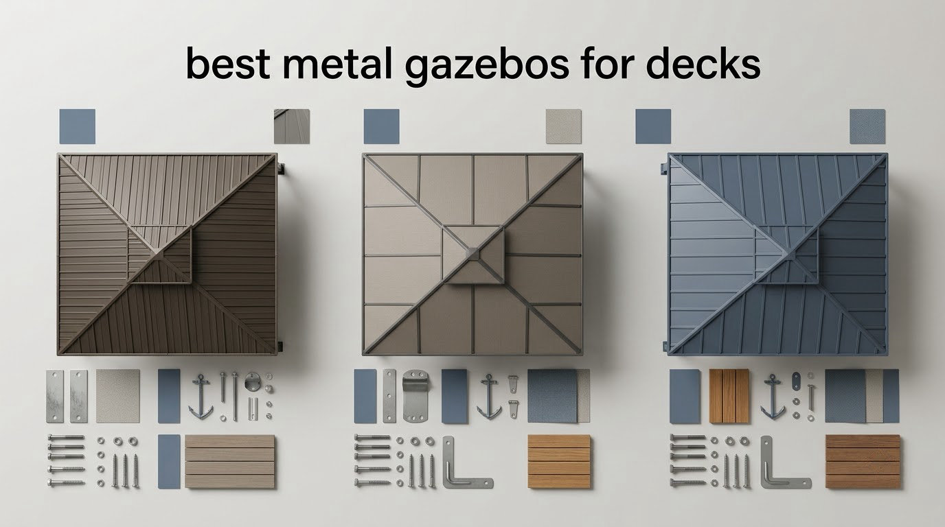 best metal gazebos for decks