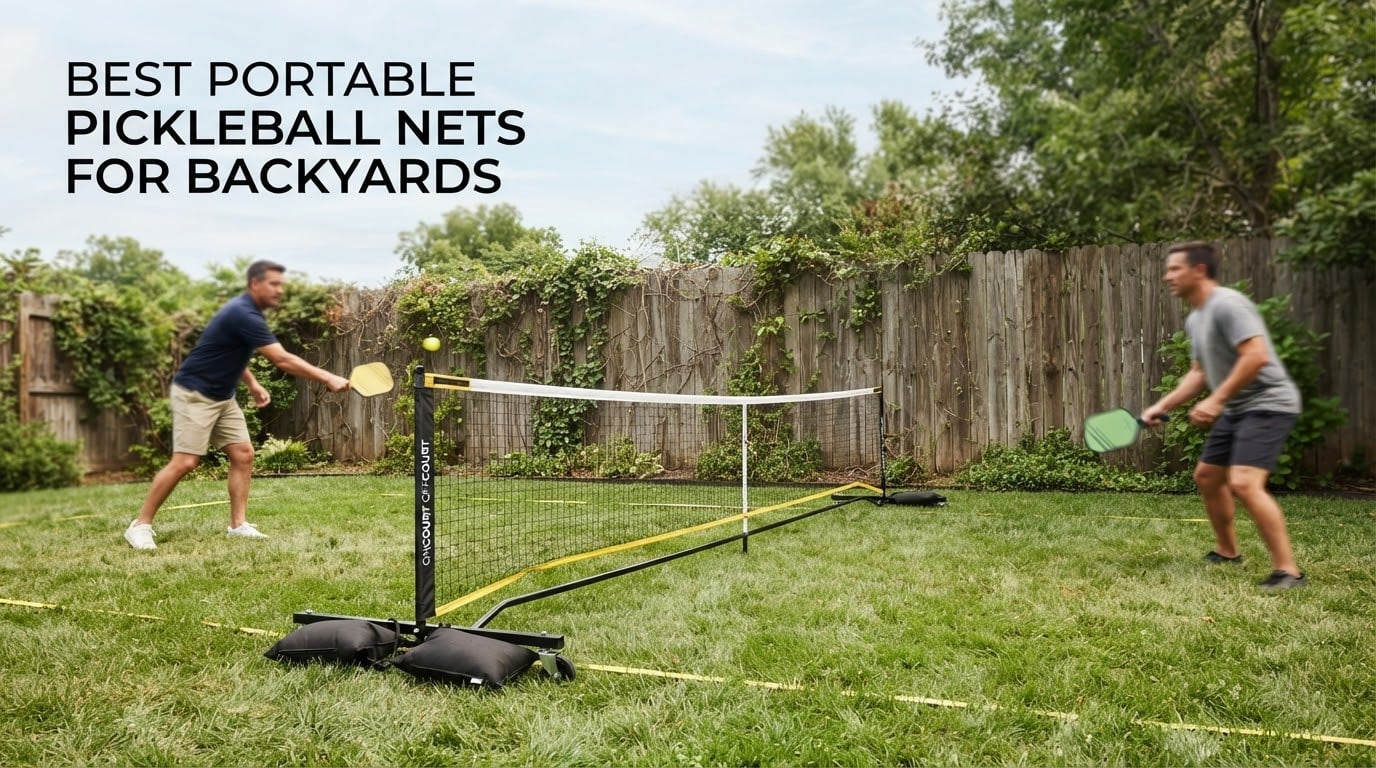 best portable pickleball nets for backyards
