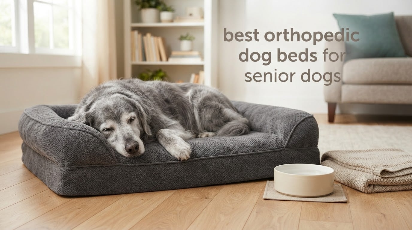 best orthopedic dog beds for senior dogs