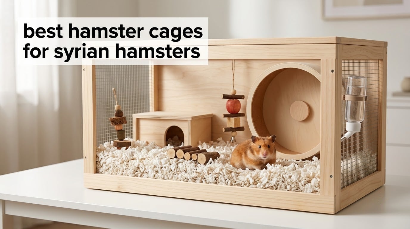 best hamster cages for syrian hamsters