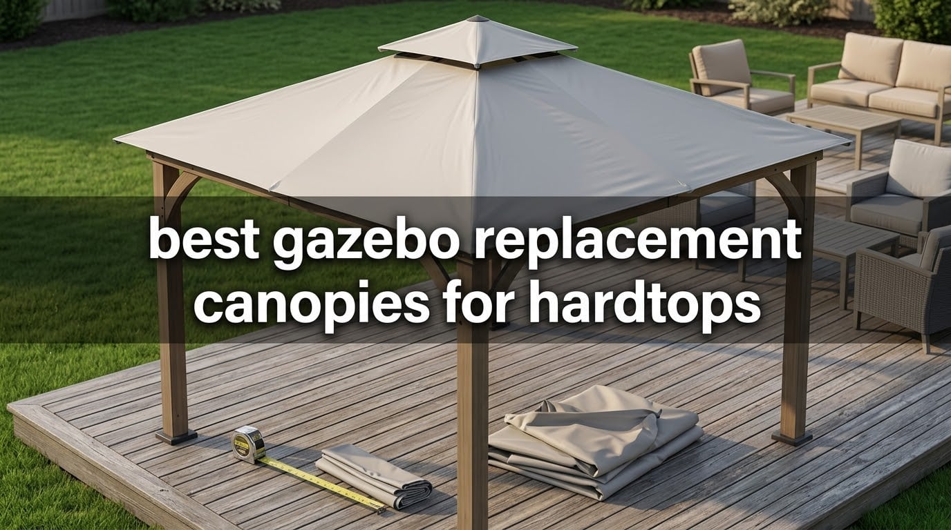 best gazebo replacement canopies for hardtops
