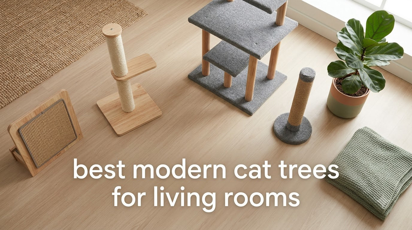 best modern cat trees for living rooms