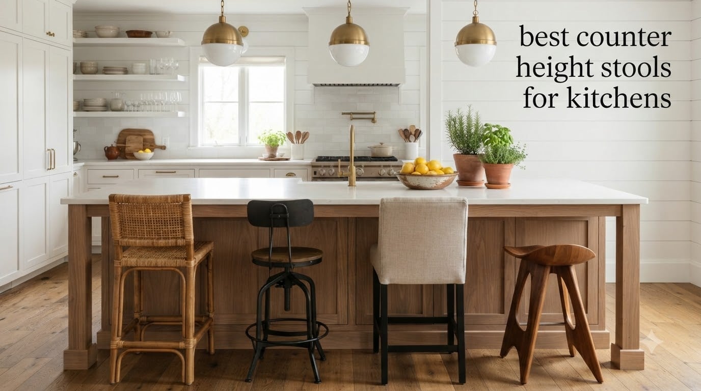 best counter height stools for kitchens
