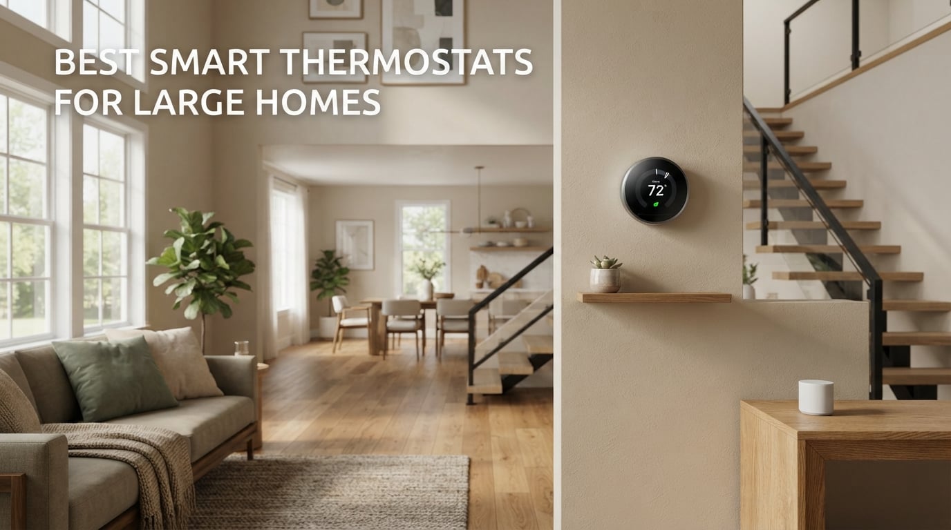 best smart thermostats for large homes
