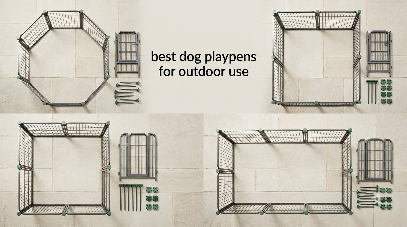 best dog playpens for outdoor use
