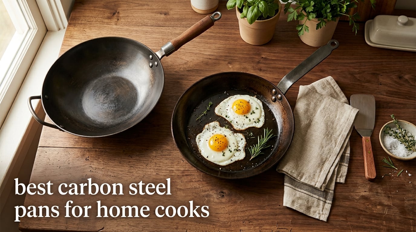 best carbon steel pans for home cooks
