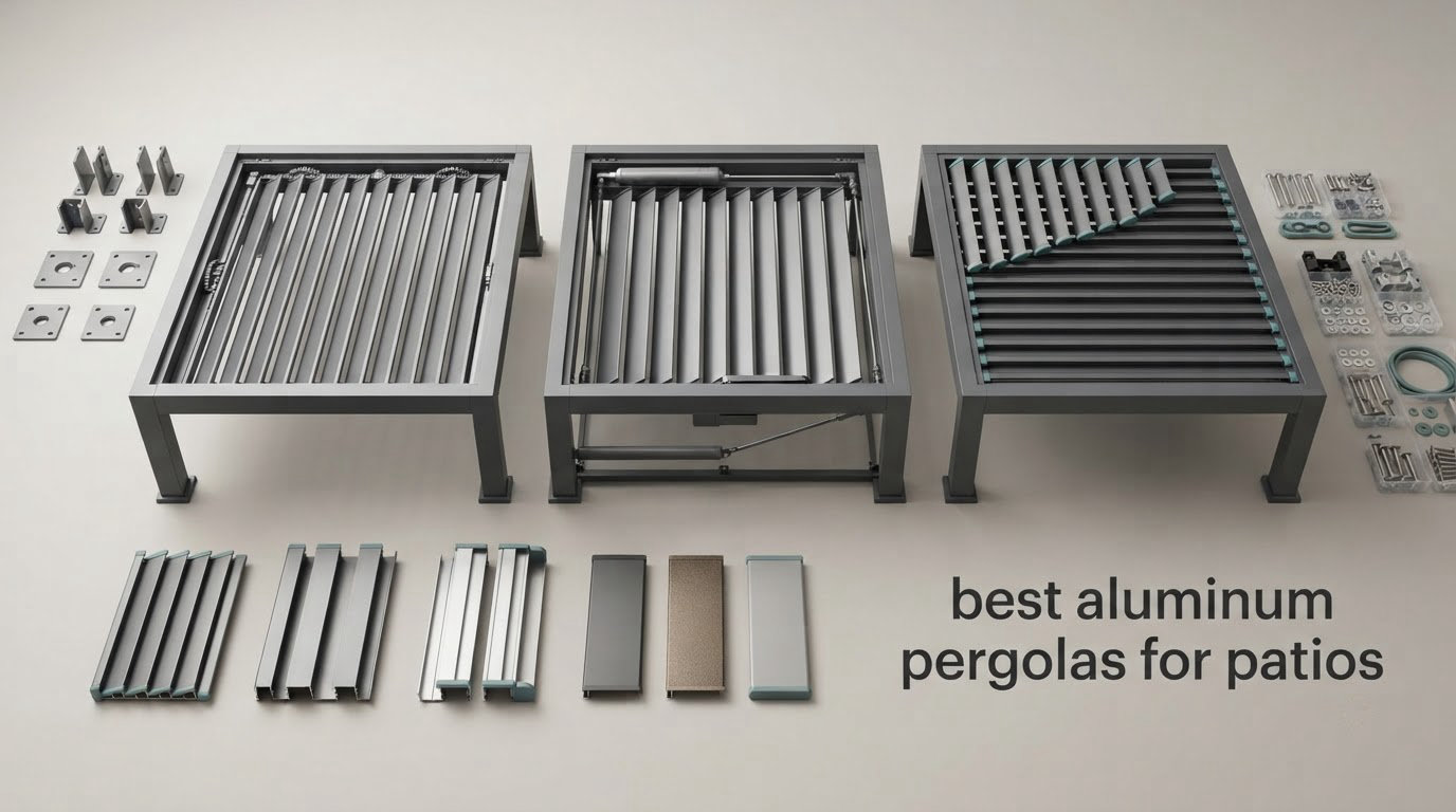 best aluminum pergolas for patios