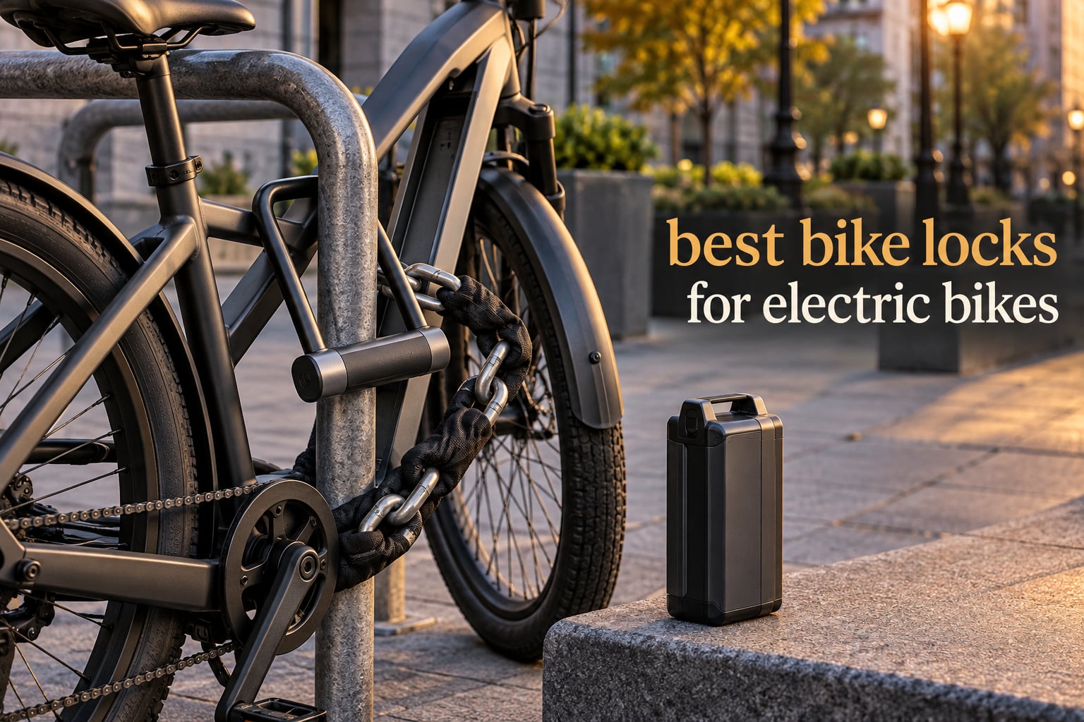 best bike locks for electric bikes